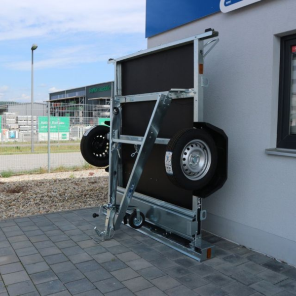 Motorradanhänger 3er hochklappbar m. Bodenplatte